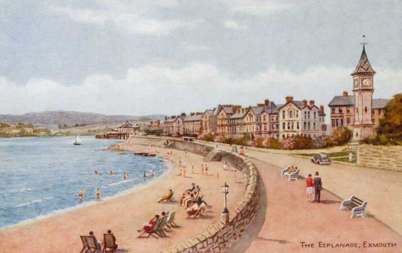 Az Esplanade, Exmouth alkotó: Alfred Robert Quinton