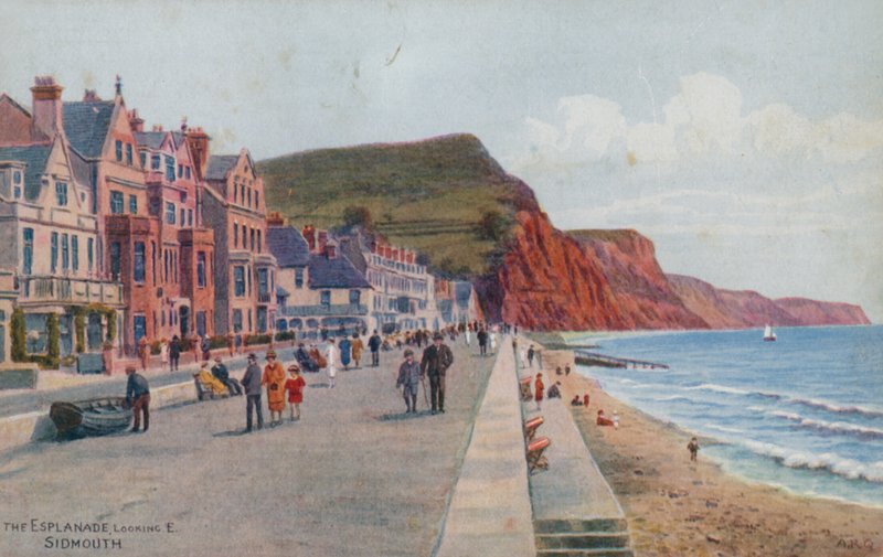 The Esplanade, Looking K, Sidmouth alkotó: Alfred Robert Quinton