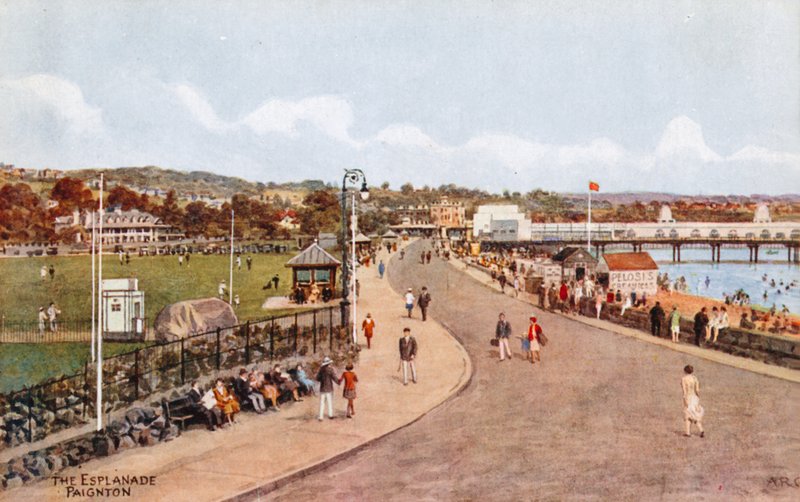 Az Esplanade, Paignton alkotó: Alfred Robert Quinton