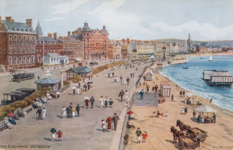 Az Esplanade, Weymouth alkotó: Alfred Robert Quinton