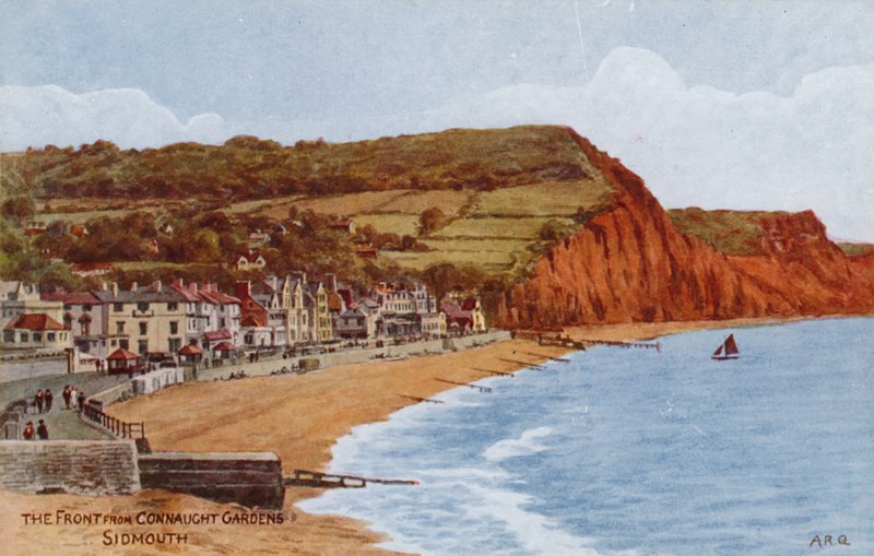 A homlokzat a Connaught Gardensből, Sidmouth alkotó: Alfred Robert Quinton