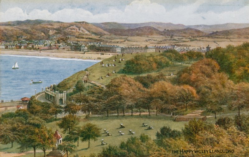 A Boldog-völgy, Llandudno alkotó: Alfred Robert Quinton