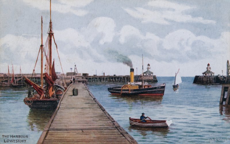 A kikötő, Lowestoft alkotó: Alfred Robert Quinton