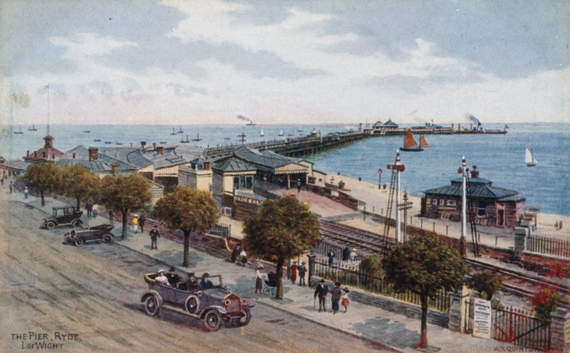 A móló, Ryde, Wight én alkotó: Alfred Robert Quinton