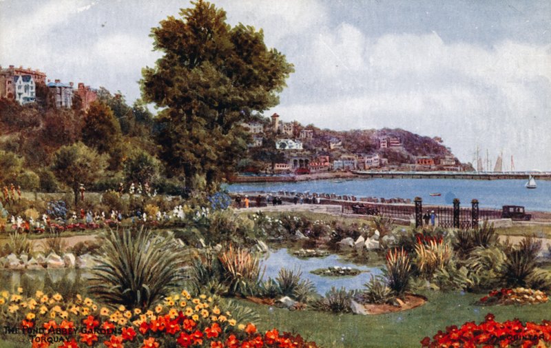 The Pond, Abbey Gardens, Torquay alkotó: Alfred Robert Quinton