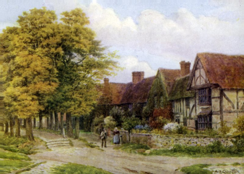 The Priory, Steventon, Berks (színes litó) alkotó: Alfred Robert Quinton