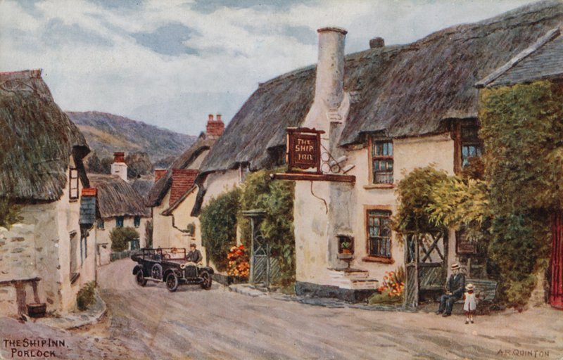 The Ship Inn, Porlock alkotó: Alfred Robert Quinton