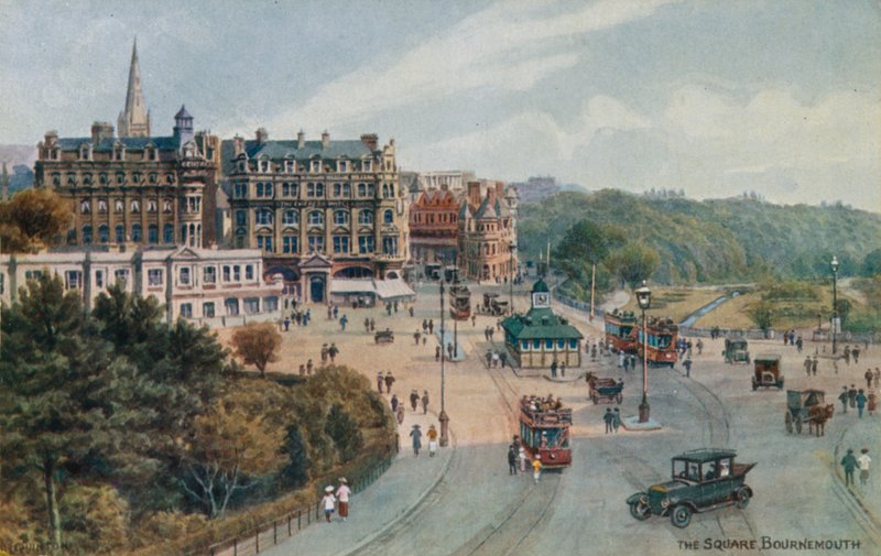 A tér, Bournemouth alkotó: Alfred Robert Quinton