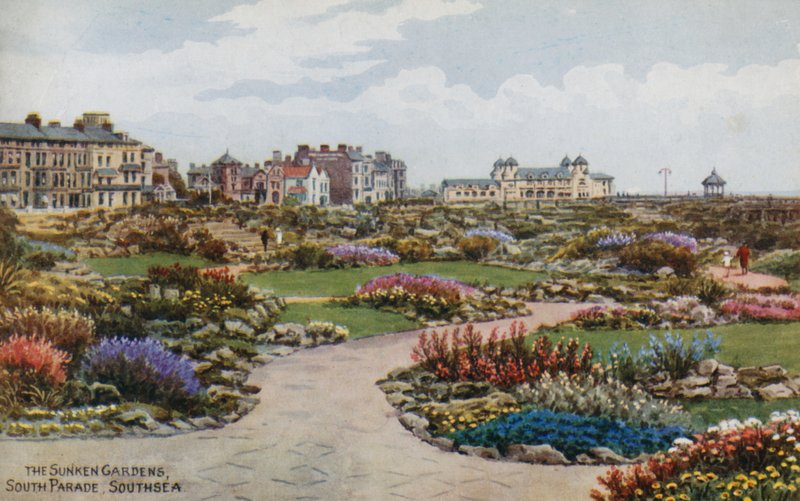 The Sunken Gardens, South Parade, Southsea alkotó: Alfred Robert Quinton