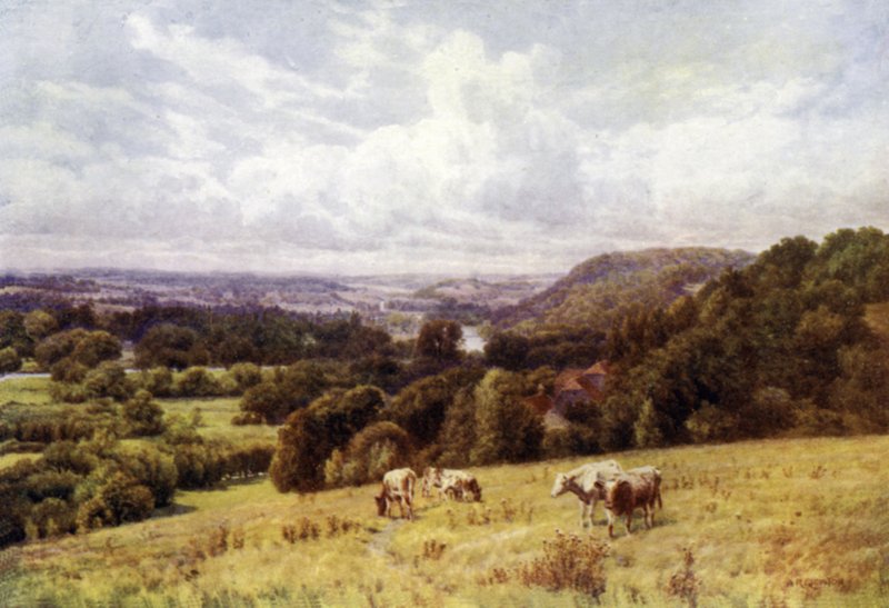 A Temze-völgy Hennertonból, Henleyből alkotó: Alfred Robert Quinton