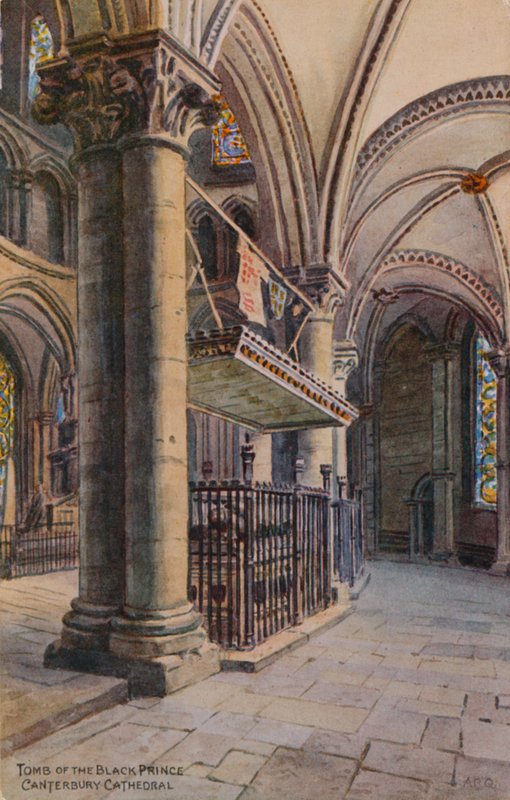 A Fekete Herceg sírja, Canterbury székesegyház alkotó: Alfred Robert Quinton