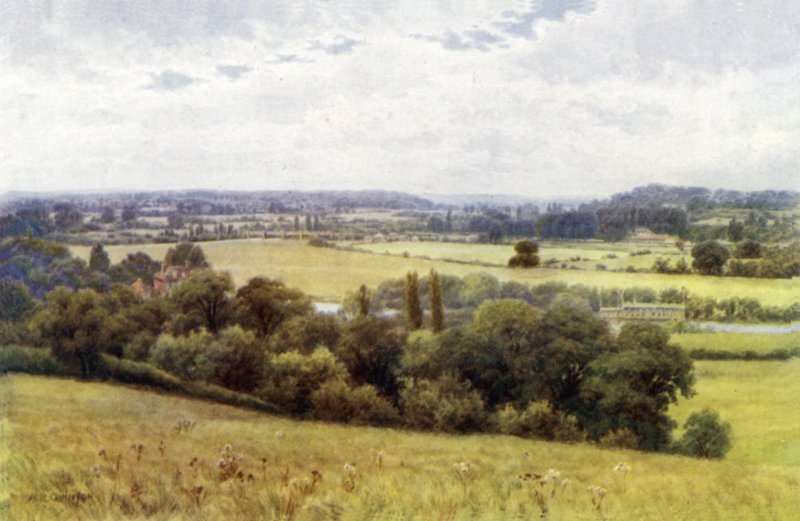 A Shiplake-völgy, Hennerton felől alkotó: Alfred Robert Quinton