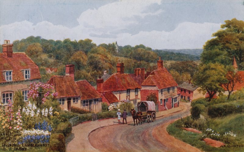 Town Hill Lamberhurst, Kent alkotó: Alfred Robert Quinton