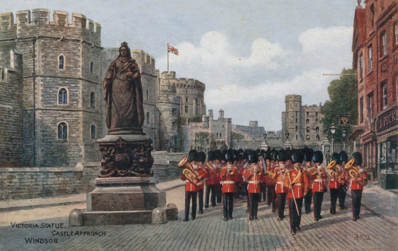 Viktória-szobor, Castle Approach, Windsor alkotó: Alfred Robert Quinton