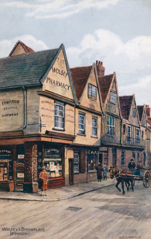 Wolsey szülőháza, Ipswich alkotó: Alfred Robert Quinton