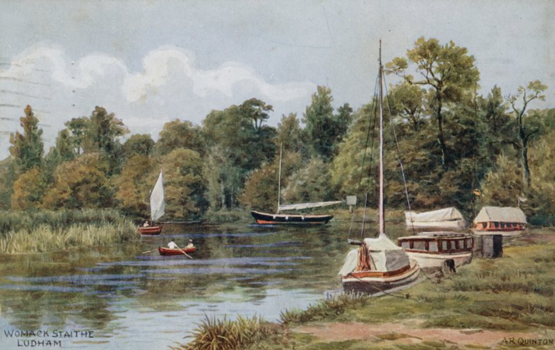 Womack Staithe, Ludham alkotó: Alfred Robert Quinton