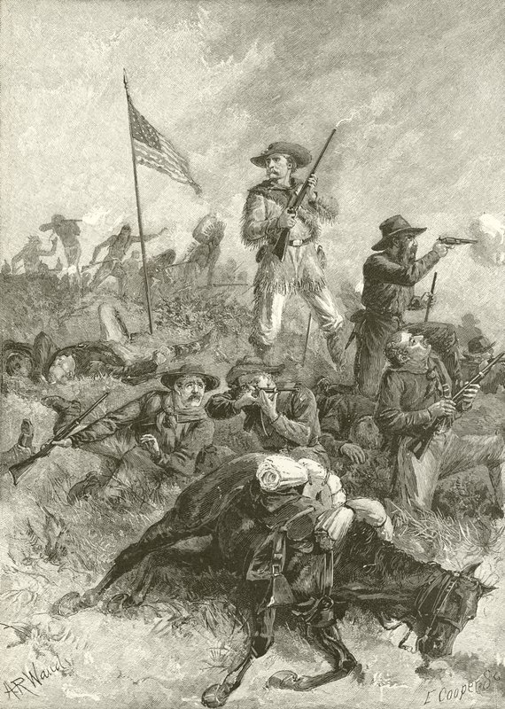 Custer utolsó harca alkotó: Alfred Rudolph Waud