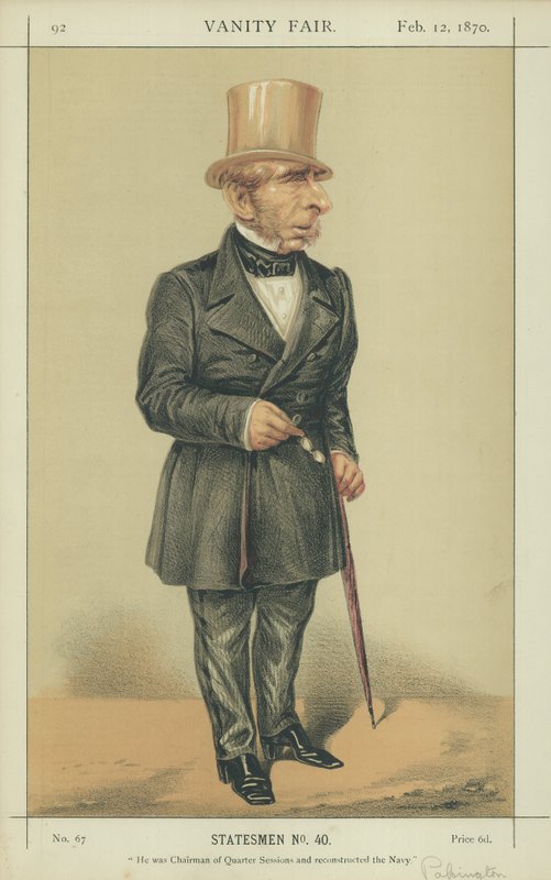 Sir John Pakington alkotó: Alfred Thompson