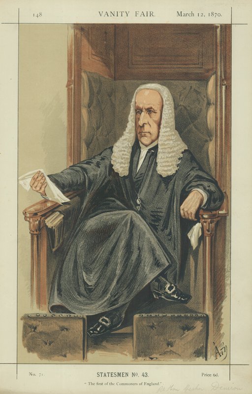 A hangszóró (Mr Speaker Denison) alkotó: Alfred Thompson
