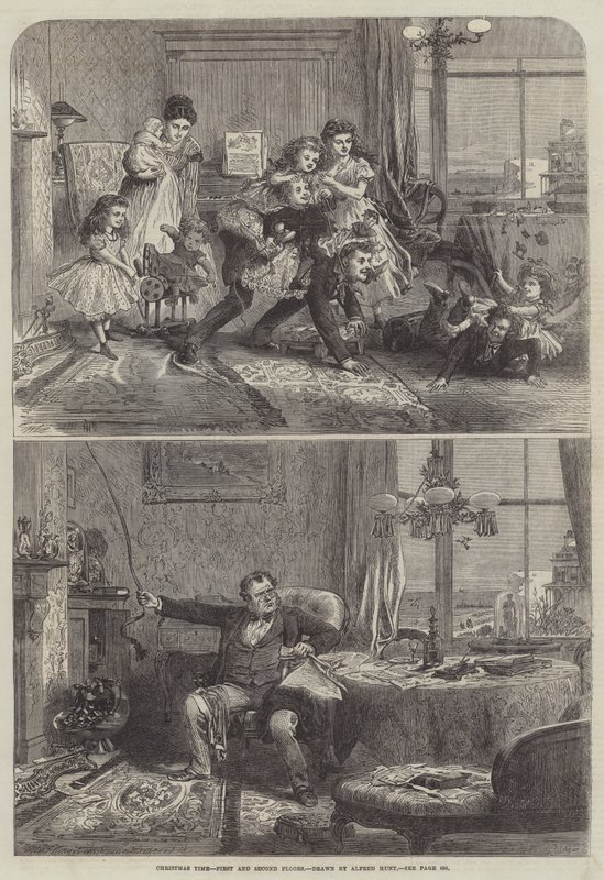 Karácsony, első és második emelet alkotó: Alfred William Hunt
