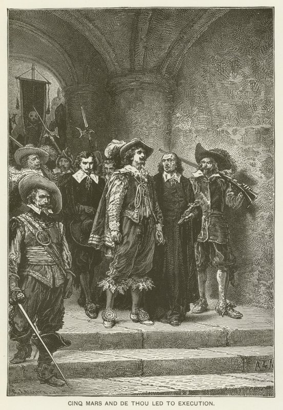 Cinq Mars és De Thou kivégzéshez vezetett alkotó: Alfred de Vigny