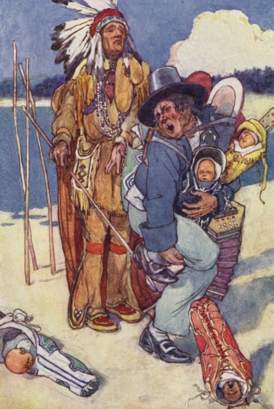 Nővér a Papooséknak! (színes litó) alkotó: Alice Bolingbroke (after) Woodward