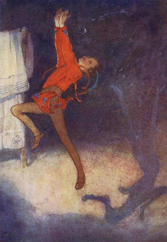Az árnyék gyönyörűen tartotta magát (színes litó) alkotó: Alice Bolingbroke (after) Woodward