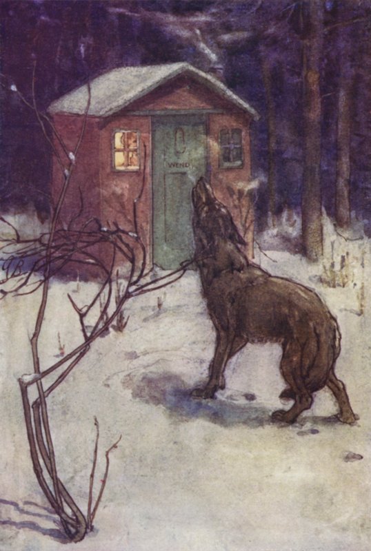 Farkas öblítése (színes litó) alkotó: Alice Bolingbroke (after) Woodward