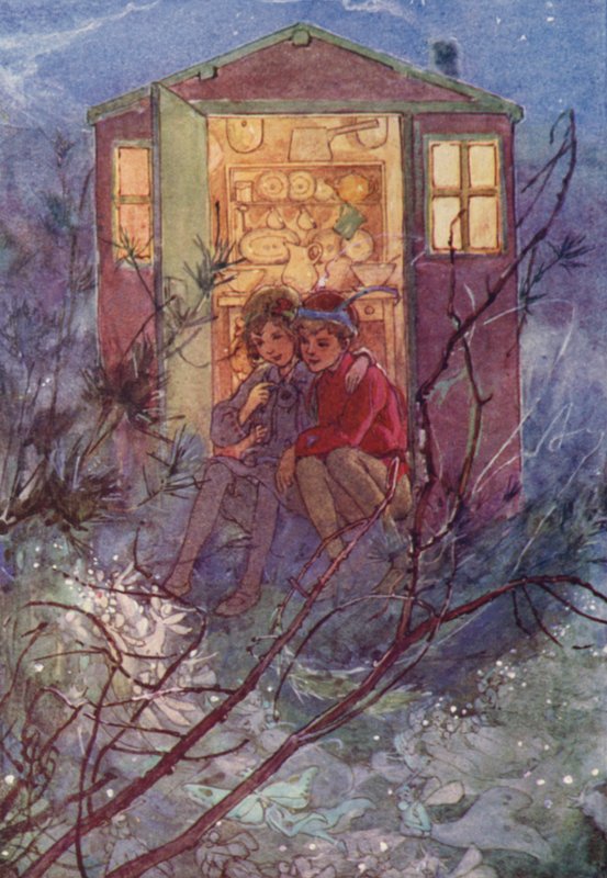 A tavaszsal jön Wendy (színes litó) alkotó: Alice Bolingbroke (after) Woodward