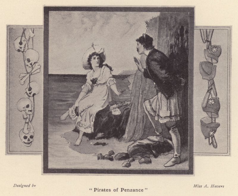 "Penzance kalózai" (litho) alkotó: Alice Havers