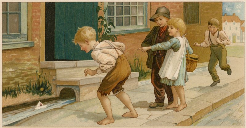 A bátor bádogkatona (chromolitho) alkotó: Alice Havers