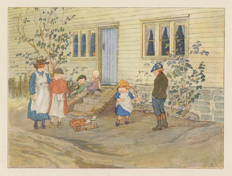 Superannuated (színes litográfia) alkotó: Alice Maud Beddington