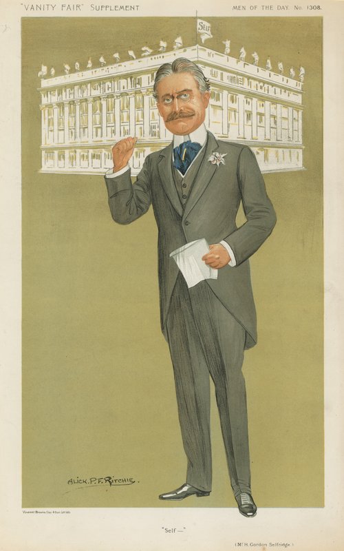 Harry Gordon Selfridge alkotó: Alick P. F. Ritchie