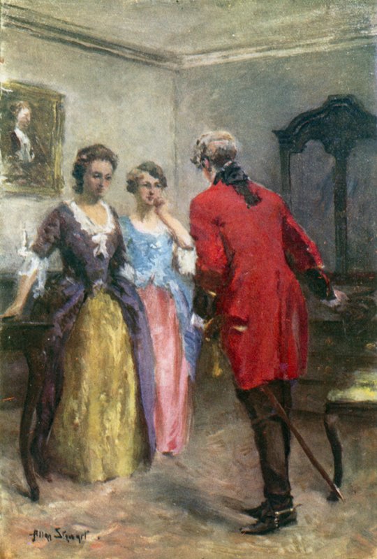 "A kesztyűmért jöttem, és más dolgokért" - mondta (színes litho) alkotó: Allan (after) Stewart