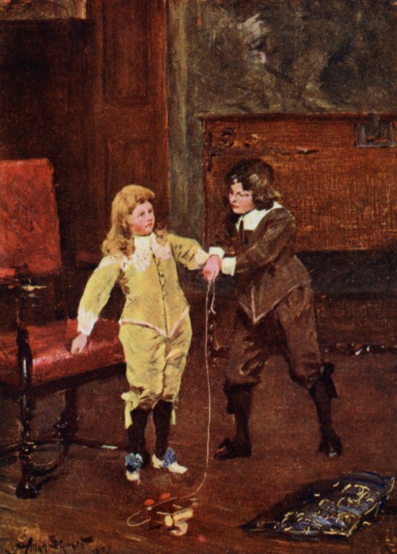 Oliver és Charles (színes litó) alkotó: Allan (after) Stewart