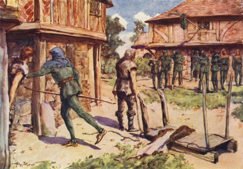 Robin Hood és vidám emberei: Hogyan lett Robin Hood törvényen kívüli (színes litó) alkotó: Allan (after) Stewart