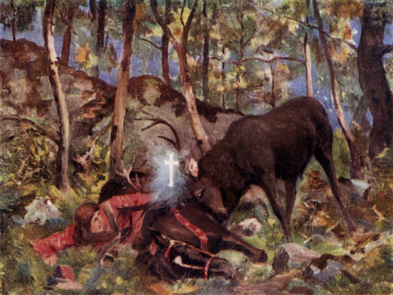 Szent Dávid és a Szent Grál (színes litó) alkotó: Allan (after) Stewart