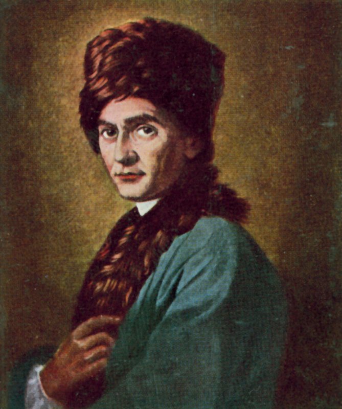 Jean-Jacques Rousseau, svájci filozófus és író (színes litográfia) alkotó: Allan Ramsay