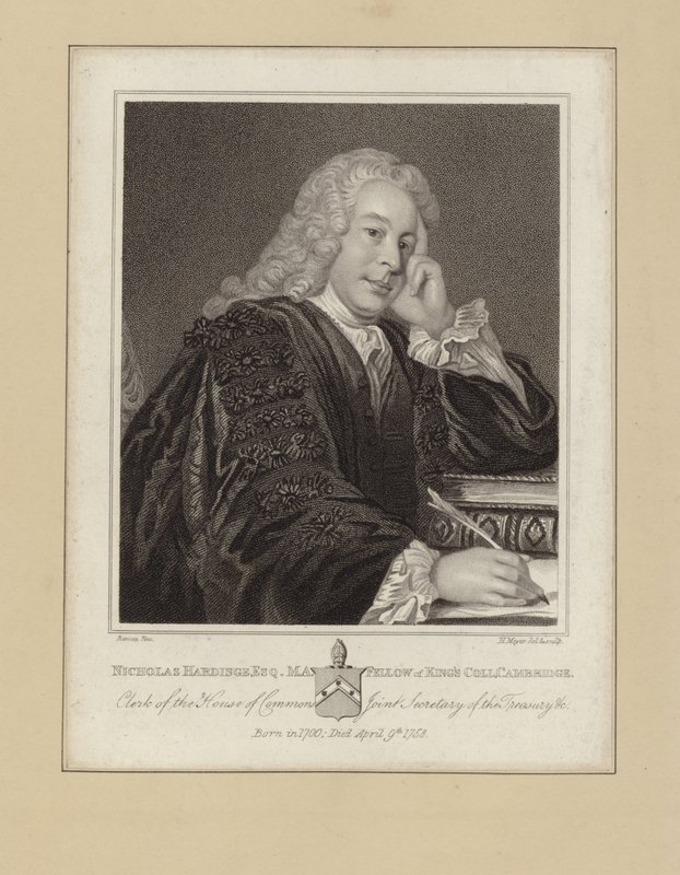 Nicholas Hardinge alkotó: Allan Ramsay