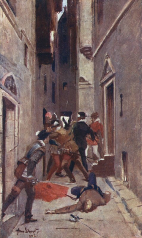 "Tulzie" a High Streeten (színes litó) alkotó: Allan Stewart