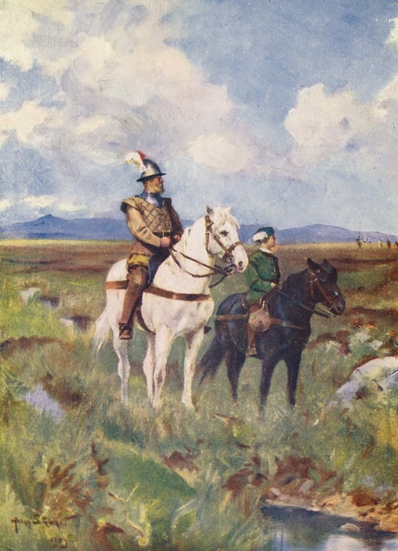 Kinmont Willie (színes litográfia) alkotó: Allan Stewart