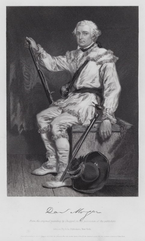 Daniel Morgan (metszet) alkotó: Alonzo (after) Chappel