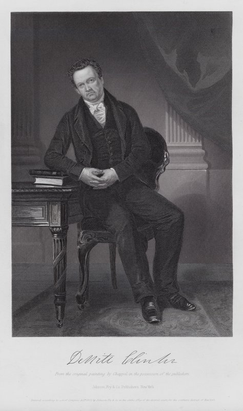 De Witt Clinton (metszet) alkotó: Alonzo (after) Chappel