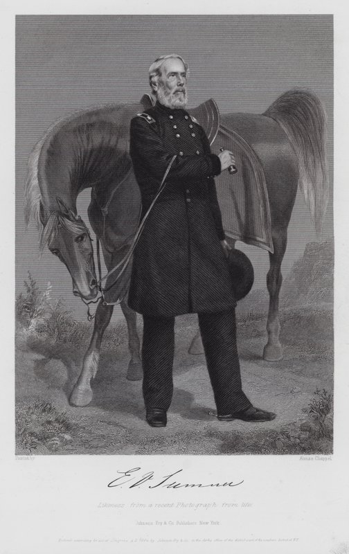 Edwin Vose Sumner (metszet) alkotó: Alonzo (after) Chappel