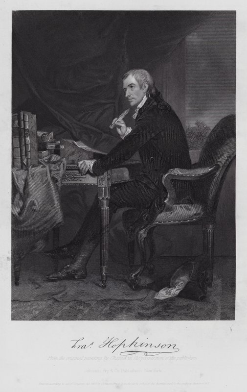 Francis Hopkinson (metszet) alkotó: Alonzo (after) Chappel