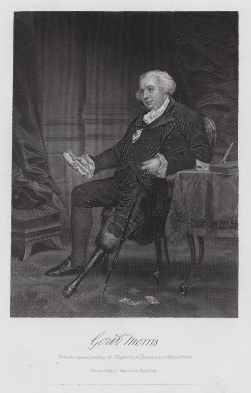 Gouverneur Morris (metszet) alkotó: Alonzo (after) Chappel