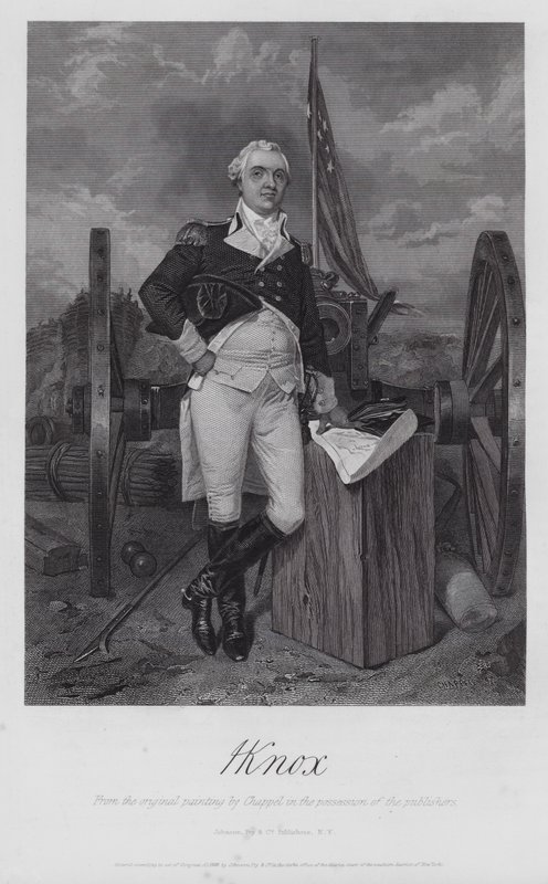 Henry Knox (metszet) alkotó: Alonzo (after) Chappel