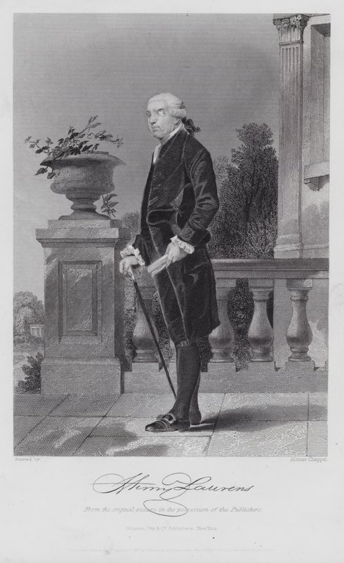 Henry Laurens (metszet) alkotó: Alonzo (after) Chappel