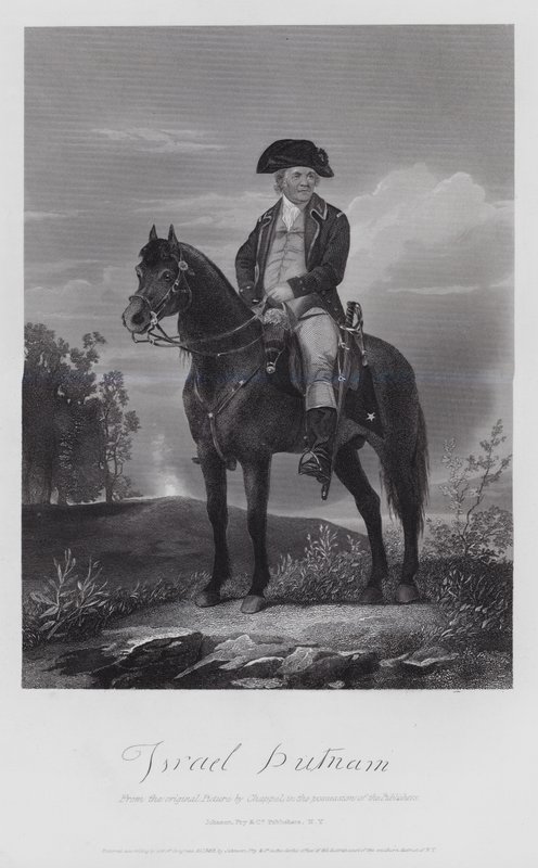 Israel Putnam (metszet) alkotó: Alonzo (after) Chappel