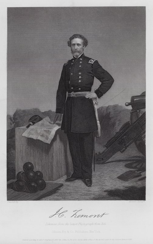 John Charles Fremont (metszet) alkotó: Alonzo (after) Chappel
